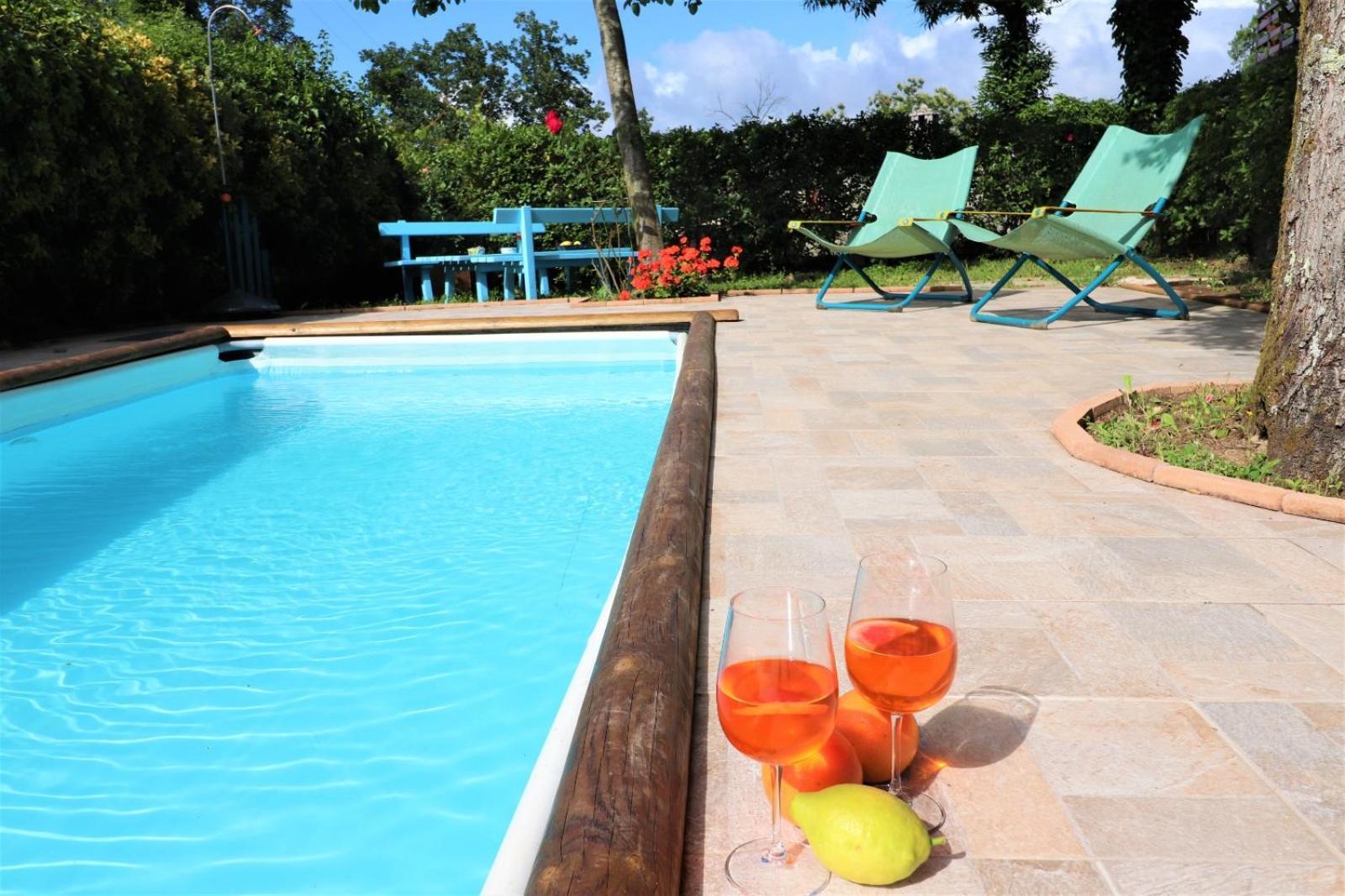 Privata Con Piscina E Biliardo